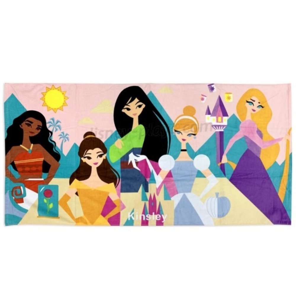 Beach Towel Disney Princess